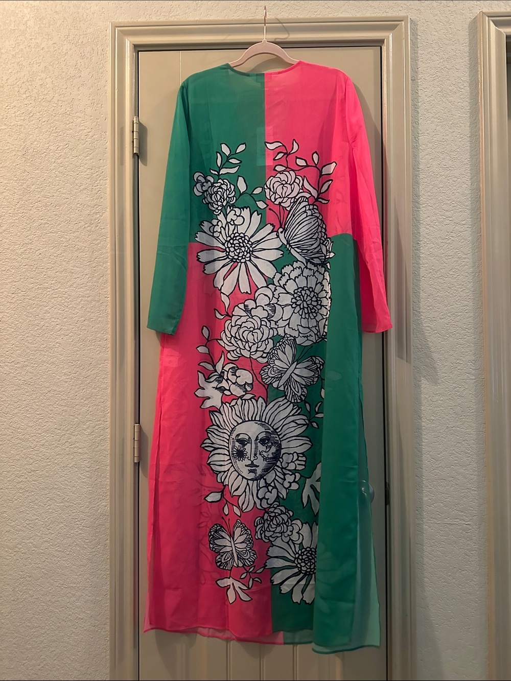 Lilly Putlizer Perry Long Sleeve Maxi Cover-Up - Picture 6 of 7